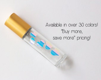 10 ml Pegatina - Corazones / Amor / Sólo etiqueta / Etiqueta de bola de rodillos / Pegatina de aceite esencial / Pegatina de botella de rodillo / Etiqueta de botella de rodillo / Vinilo