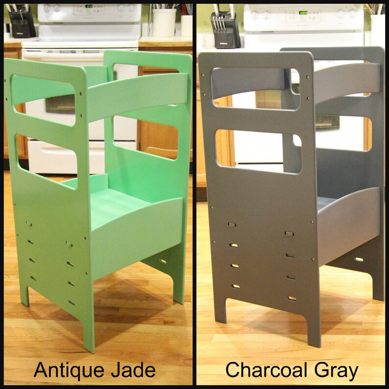 Montessori Learning Stand Helper Stand Learning Stand Adjustable Height Kitchen Helper Stand Helper Tower