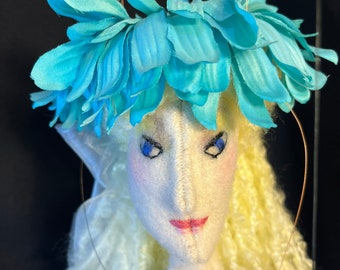 Lady Seraphina Marionette Puppet, Michigan Artist Handmade