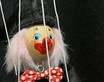 Tellan Collection Clown Marionette with Ttrumpet