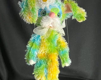 Daisy the Springtime Bunny - 14” Handmade Marionette