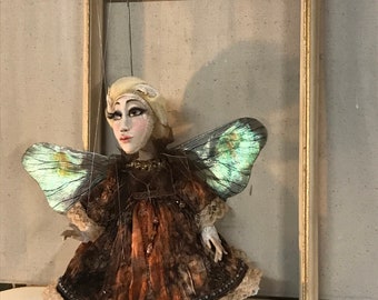 Art Doll Marionette, Unique Collectible Artwork