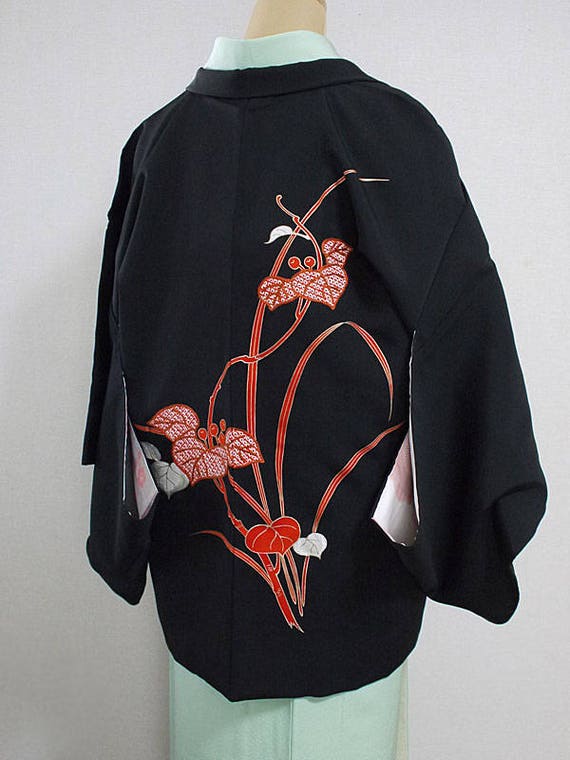 gebrauchte japanische Haori KimonoJacke für Frauen Seide Etsy gebrauchte japanische Haori KimonoJacke für Frauen Seide Etsy