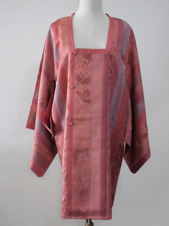 Secondhand Japanese Michiyuki, kimono coat for wom