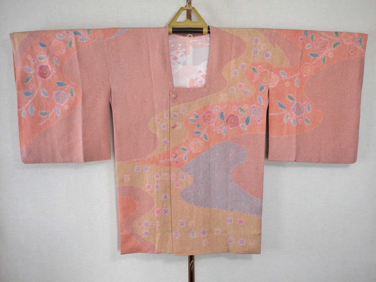 Secondhand Japanese Michiyuki kimono coat for women silk | Etsy