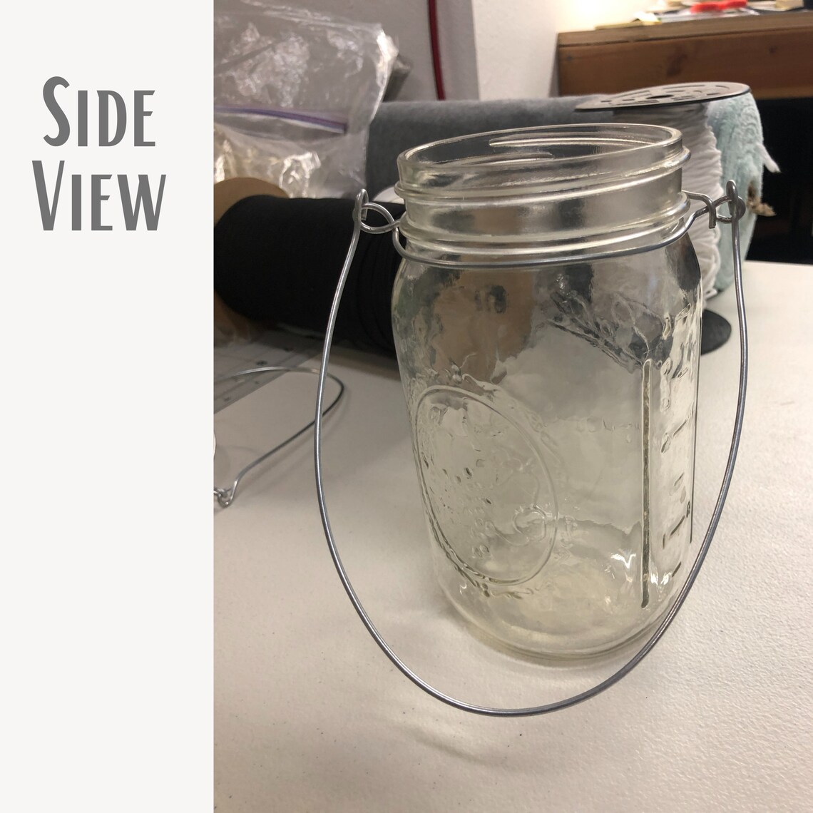 Mason Jar Handle Wire Hanger Wire Handle Fits Wide Mouth Etsy