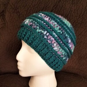 Crochet Katnis Fitted Beanie // Handmade