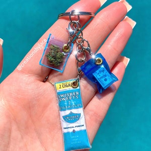 Colored Smoker Keychain Sets! (3 Charm Set)