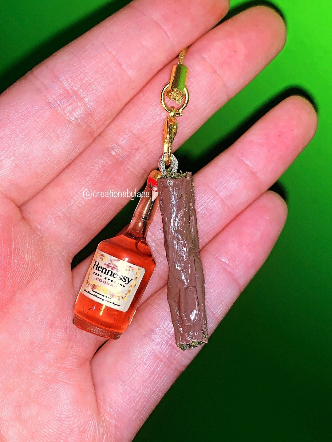 Mini Hennessy & Blunt Keychain Set Etsy