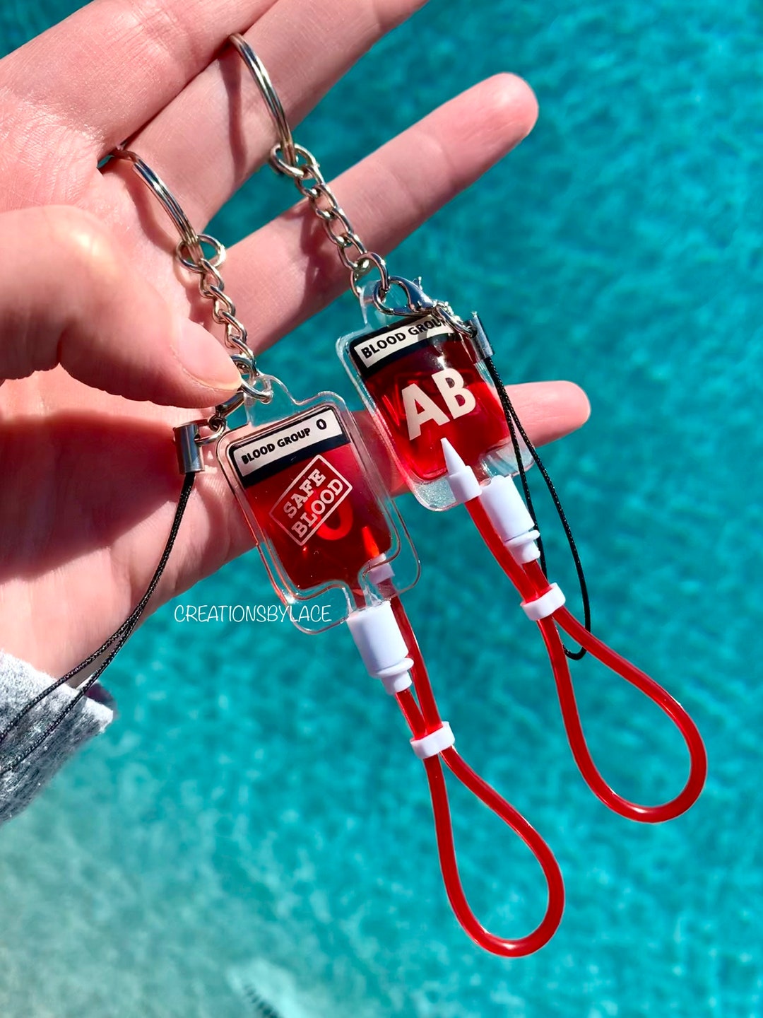 Blood Bag Keychains / Gifts for Nurses and Doctors / Blood Etsy