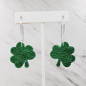 St. Patrick&#39;s Day Earrings | Shamrock Earrings | Clover Earrings