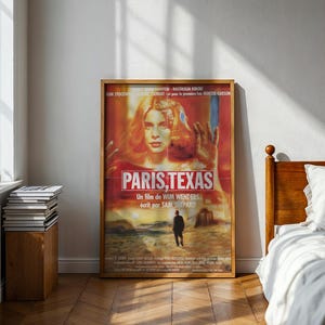 Paris, Texas (1984) | Classic Movie Poster Wall Art | Gift for Movie Lovers