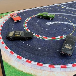 12&quot;x 18&quot; 1:64 scale - Miniature Diecast MOUSE PAD Drift Track 1 - Medium size
