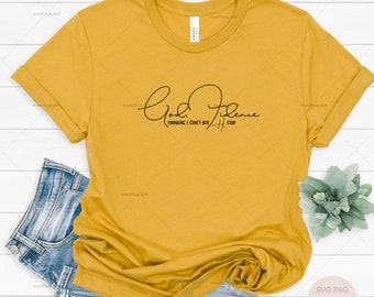 Godfidence Christian Quote SVG: Jesus Saying, Cricut Files (Digital Download)