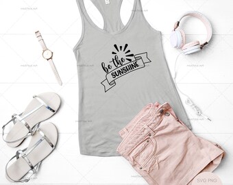 Be The Sunshine SVG, Positive Summer Design (Digital Download)