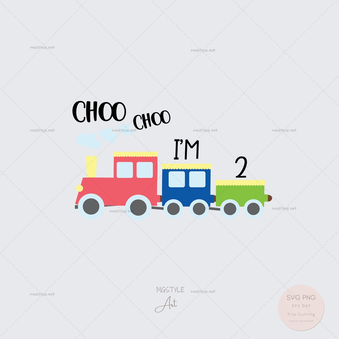 "Choo Choo I'm Two" Geburtstagsbanner – Gold Glitter, Vorgespannt, Ca. 1 M Lang, Perfekt Für 2. Geburtstag Mit Zug-Thema