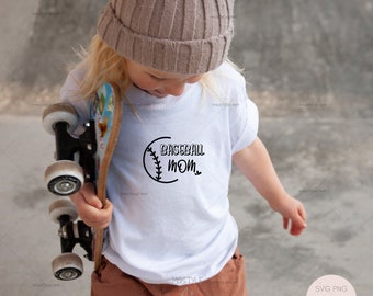 野球ママSVG：春のTシャツデザイン（デジタルダウンロード）