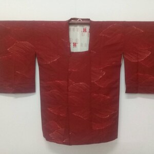Vintage Haori Kimono Michiyuki/ Shibori Fabric/ Size M