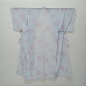 Vintage Japanese Kimono Dress Style/ Japanese Costume/ Cotton Fabric/ Long Kimono/ Fit M&L