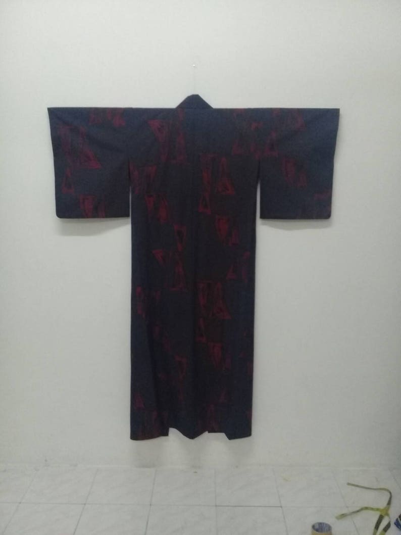 Vintage Kimono Abstract Design JacketVintage Kimono Wool JacketKimono Robe