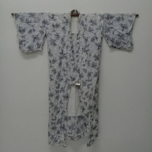 Vintage Japanese Kimono Beautiful Cotton Fabric/Long Sleeve