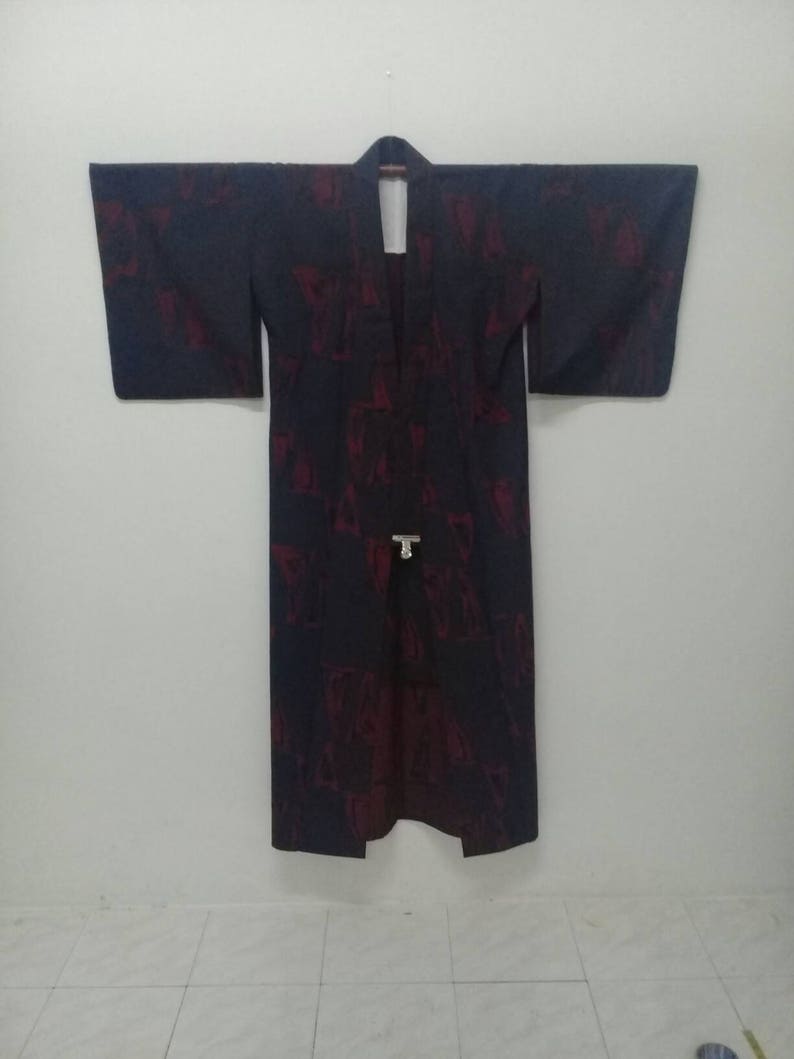 Vintage Kimono Abstract Design JacketVintage Kimono Wool JacketKimono Robe