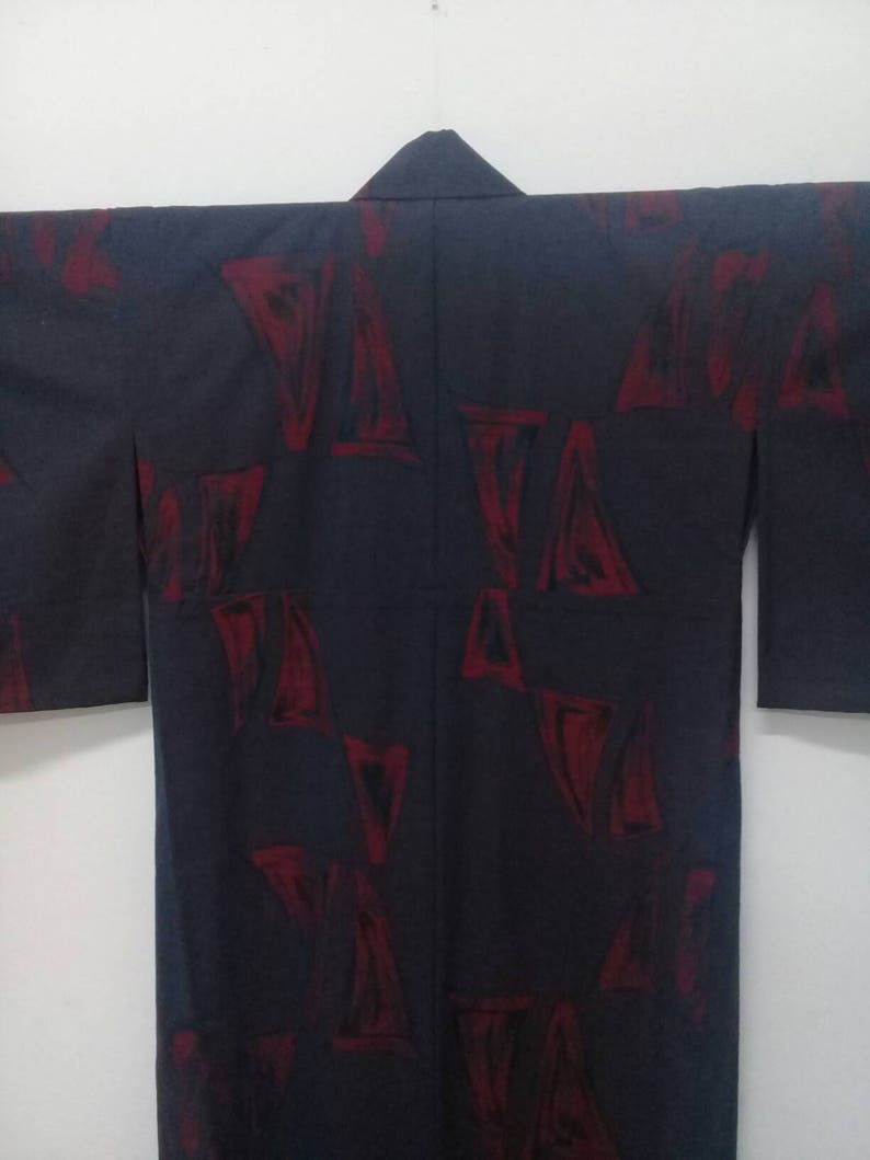 Vintage Kimono Abstract Design JacketVintage Kimono Wool JacketKimono Robe
