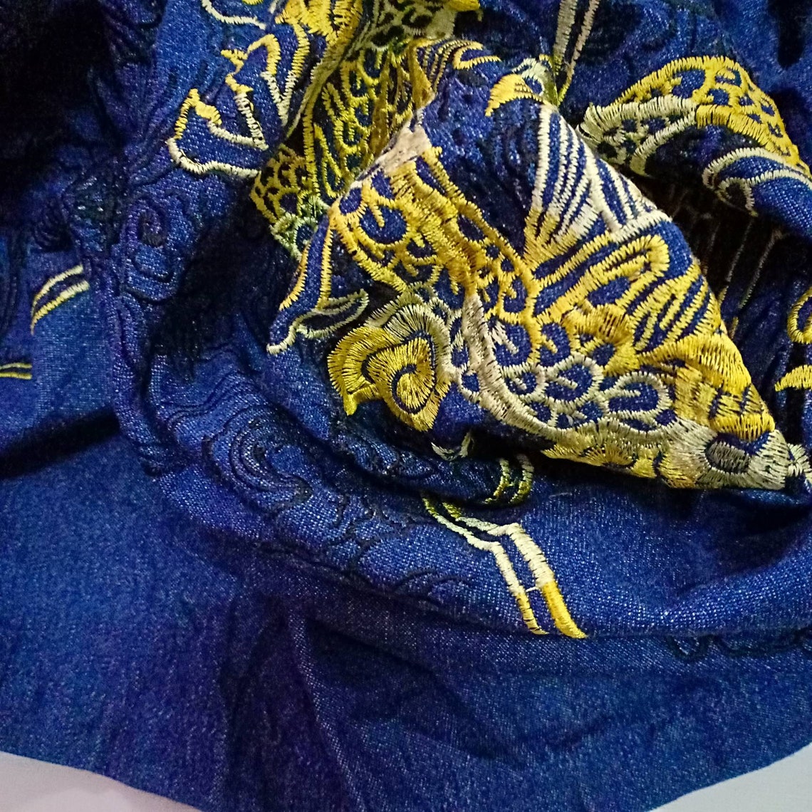 Vintage Haori Embroidered Dragon Art Design/ Cotton Fabric/ | Etsy