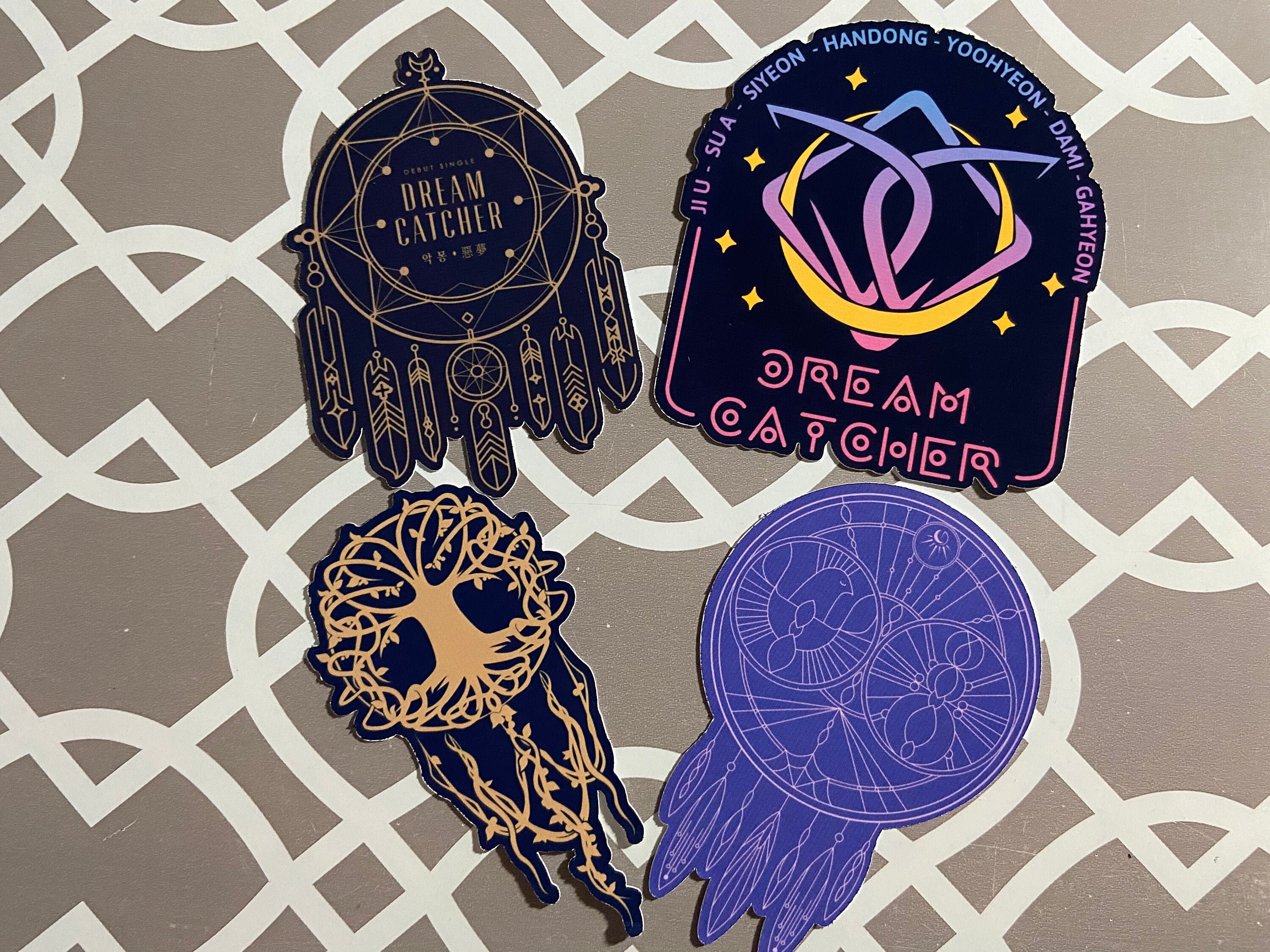 Dreamcatcher Album Cover Logo Sticker 28 Designs Nightmare Etsy