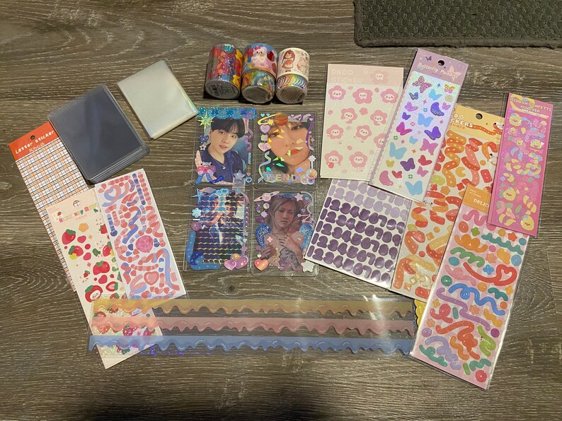 Kpop Polco Photocard Phone Polaroid Toploader Deco Kit Etsy Australia