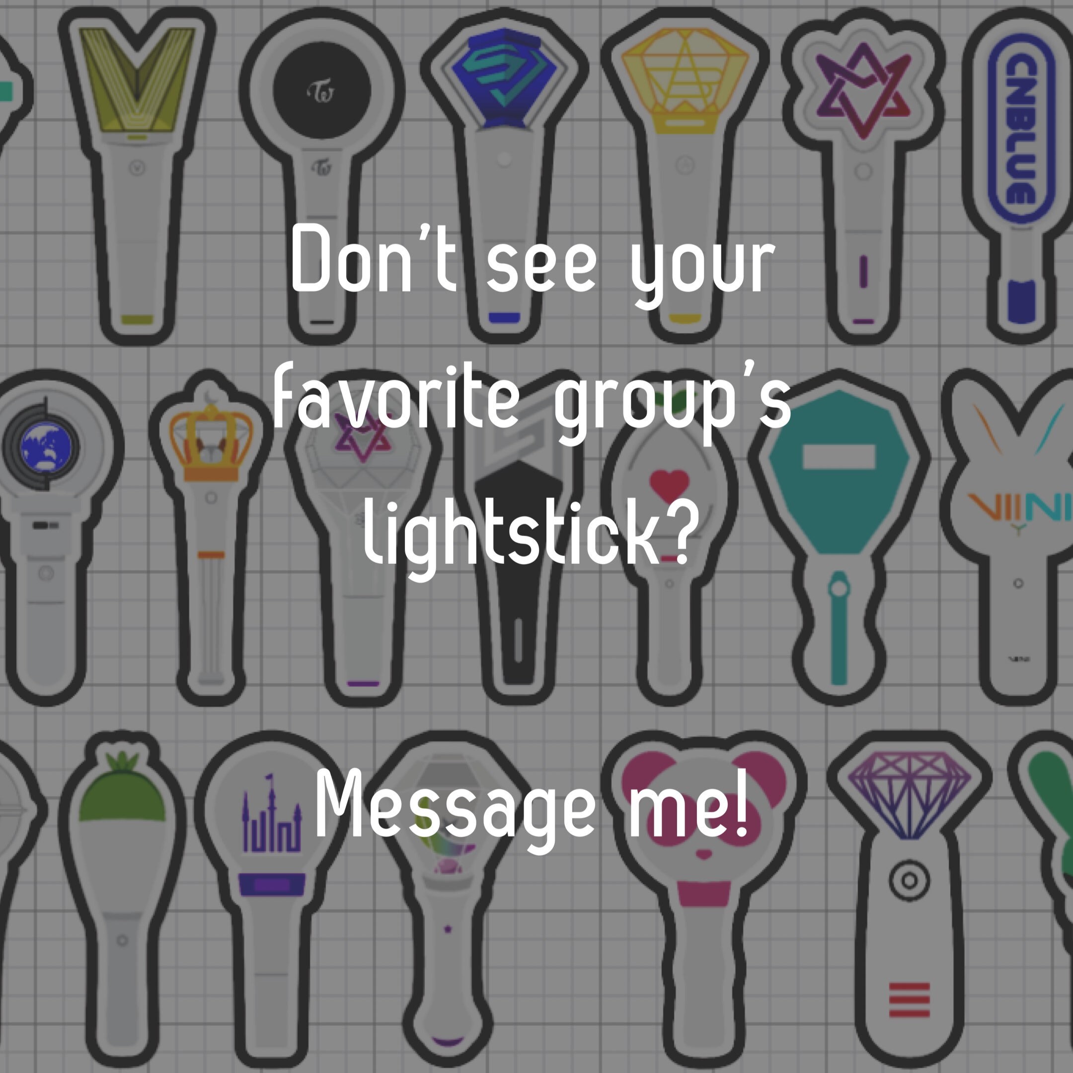 TWICE Lightstick Decals K-Pop DECAL ONLY Sana Chaeyoung Dahyun Tzuyu J –  GGVinyls