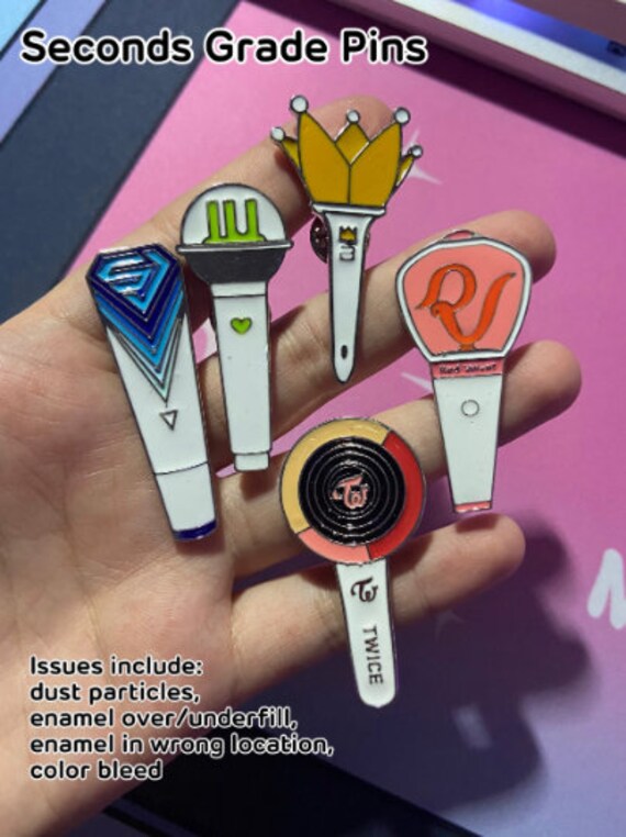 Bangtan Microphone Paillettes Email Pin Rm Jin Suga J Hope Etsy France
