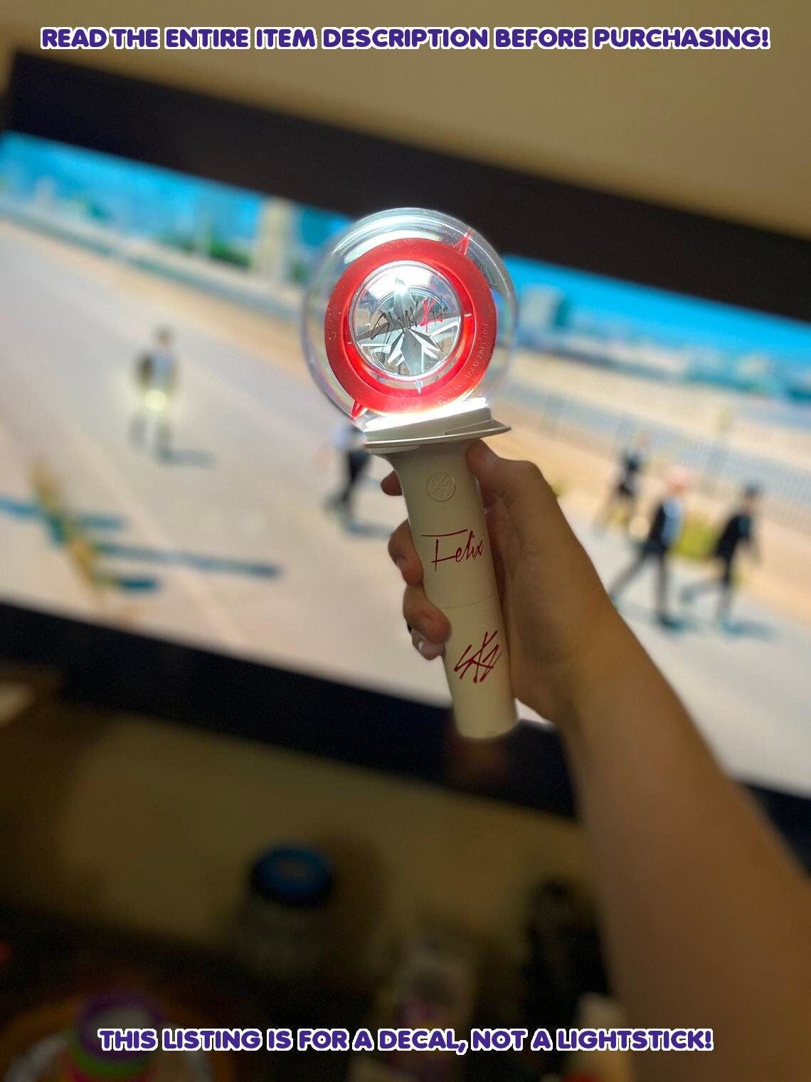 Stray Kids Lightstick Decals Bang Chan Lee Know Changbin Etsy Canada