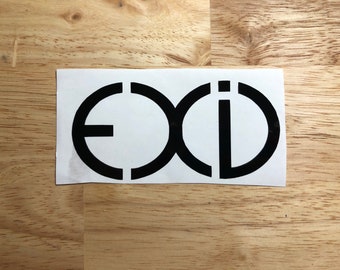 EXID Logo Aufkleber Solji LE Hani Hyelin Jeonghwa Leggo äppcheni