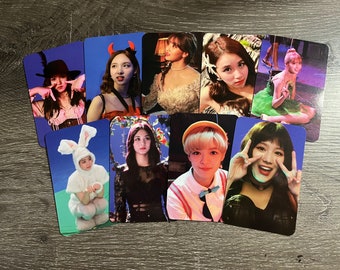 TWICE Halloween Mini Print Photocards TT Concept Photos Unofficial K-Pop Sana Chaeyoung Dahyun Tzuyu Jihyo Jeongyeon Nayeon Mina Momo Once