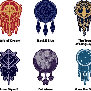 Dreamcatcher Album Cover Logo Sticker 35 Designs Love Catcher Stealer Save Us Piri Raid of Dream Tree of Language Nightmare Lose Myself image 6