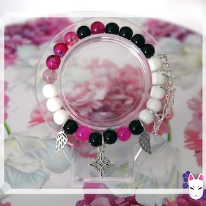 Genshin Columbina inspired Handmade Beaded Bracelet