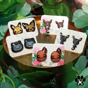 Puces d&#39;oreilles hypoallergéniques Poke