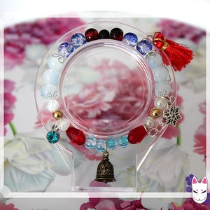 Genshin Ganyu inspired Handmade Beaded Bracelet