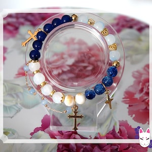 Genshin Barbara inspired Handmade Beaded Bracelet