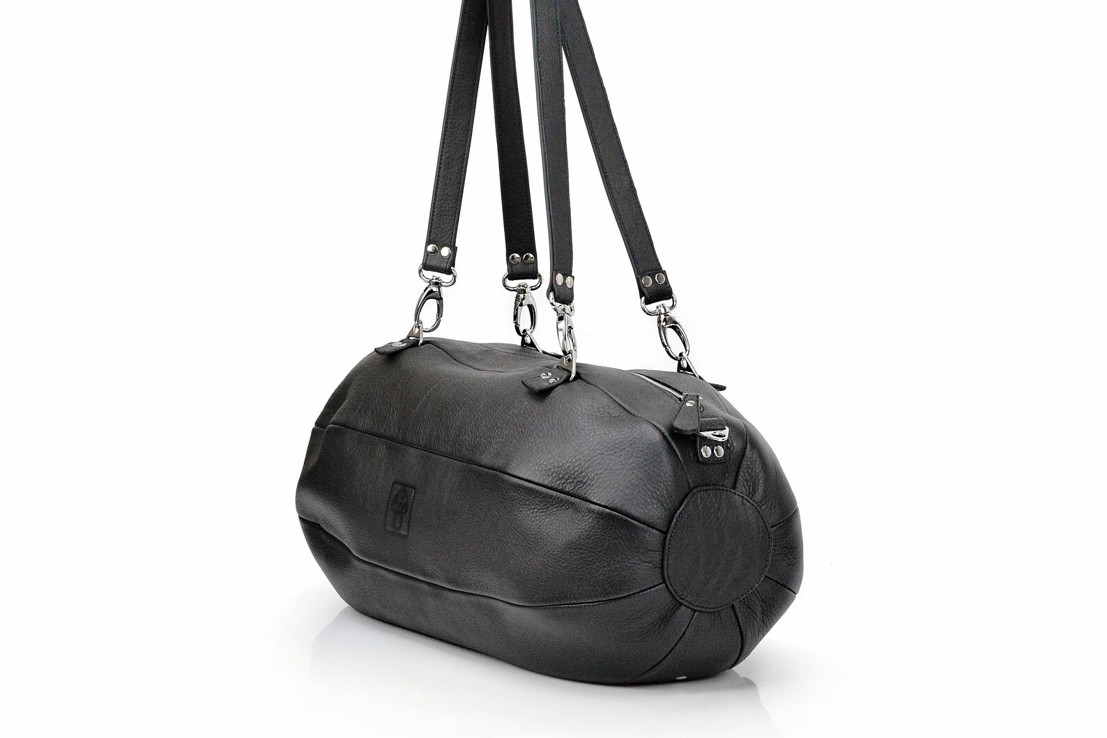 Leather Sports Bag Backpack Leather Duffle Bag Leather Etsy