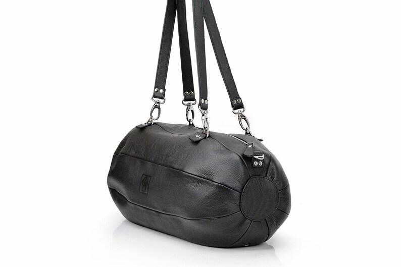 Leather Sports Bag Backpack Leather Duffle Bag Leather Etsy