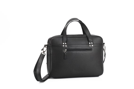 leather black briefcase