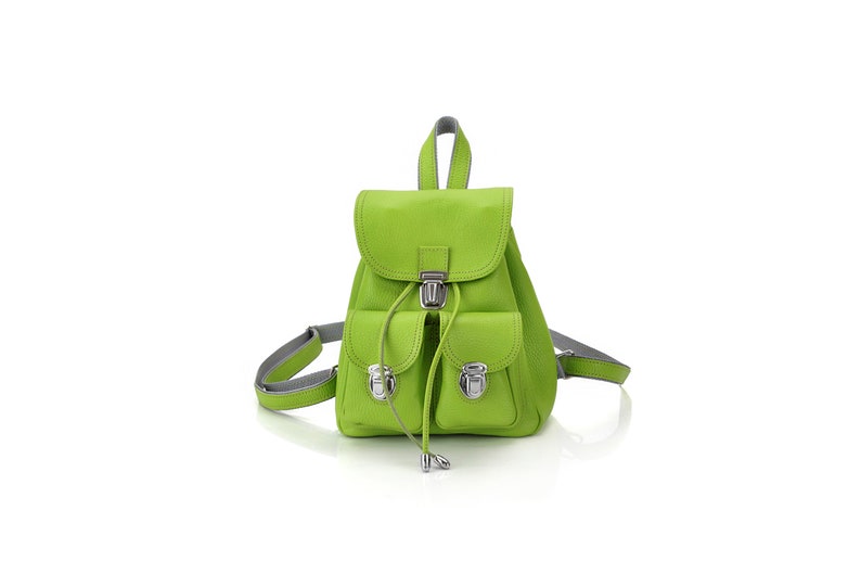 Ladies Mini Rucksack Leather Backpack Compact More colors inside Smart Female Backpack Mini Backpack for Women Small Backpack Purse