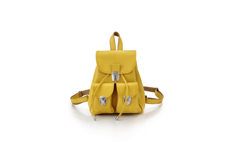 Ladies Mini Rucksack Leather Backpack Compact More colors inside Smart Female Backpack Mini Backpack for Women Small Backpack Purse