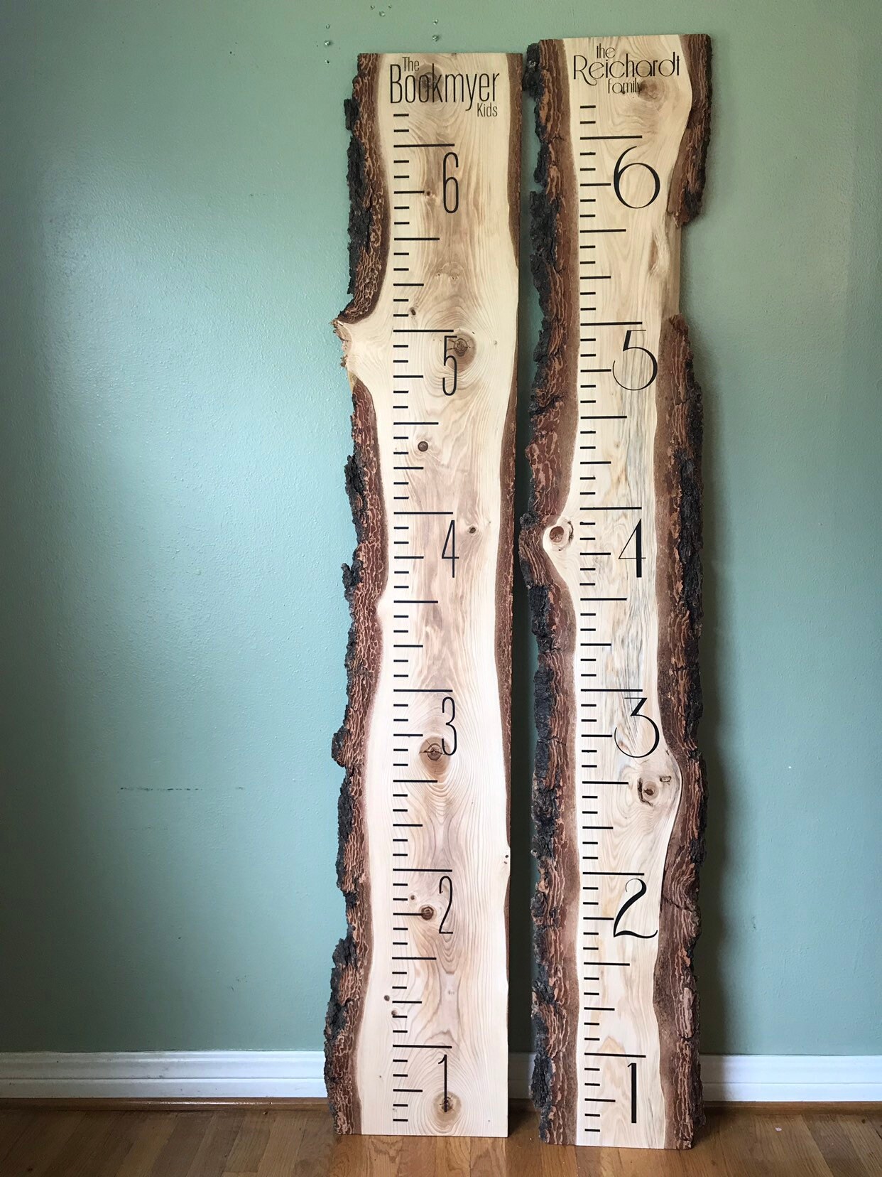 Live Edge Growth Chart FREE SHIP Growth Chart Ruler Wood Etsy
