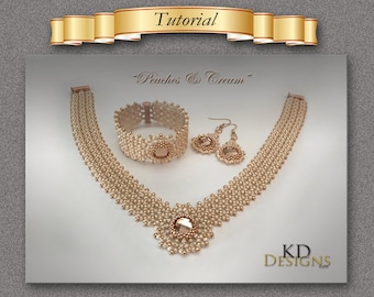 Tutorial/Pattern for "Peaches & Cream" set