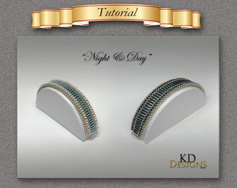 Tutorial/Pattern for "Night & Day" Two sided cuff