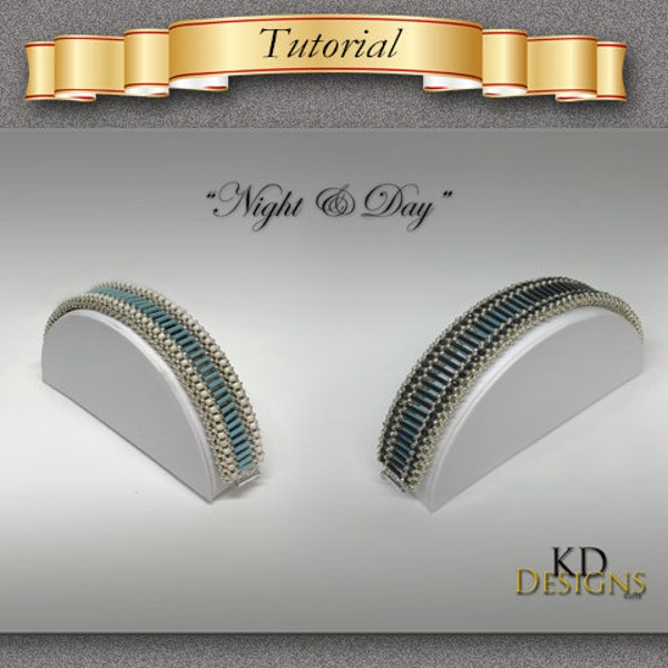 Tutorial/Pattern for "Night & Day" Two sided cuff