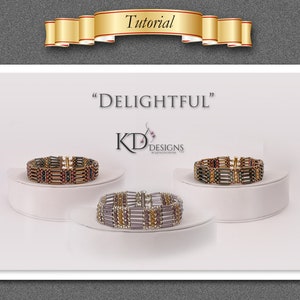 Tutorial for "Delightful" Two Sided Bracelet